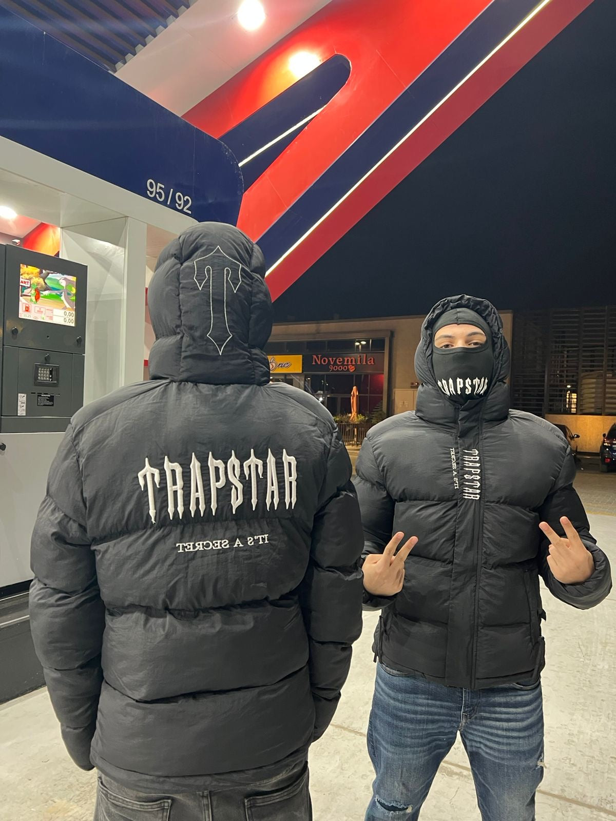Trap star puffer jacket