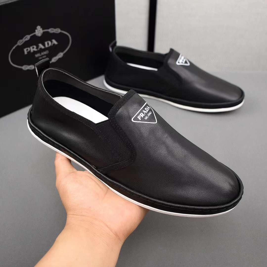 Prada light leather shoes