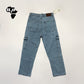 Wide leg cargo jeans