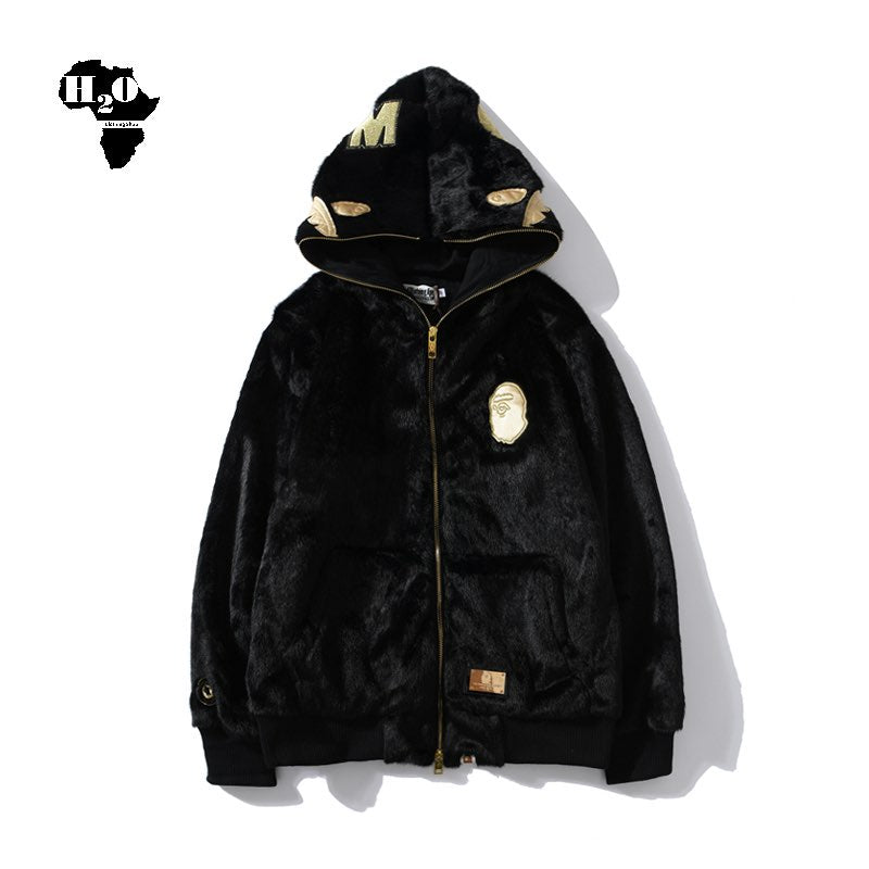 Bape Zip up Hairy Jacket