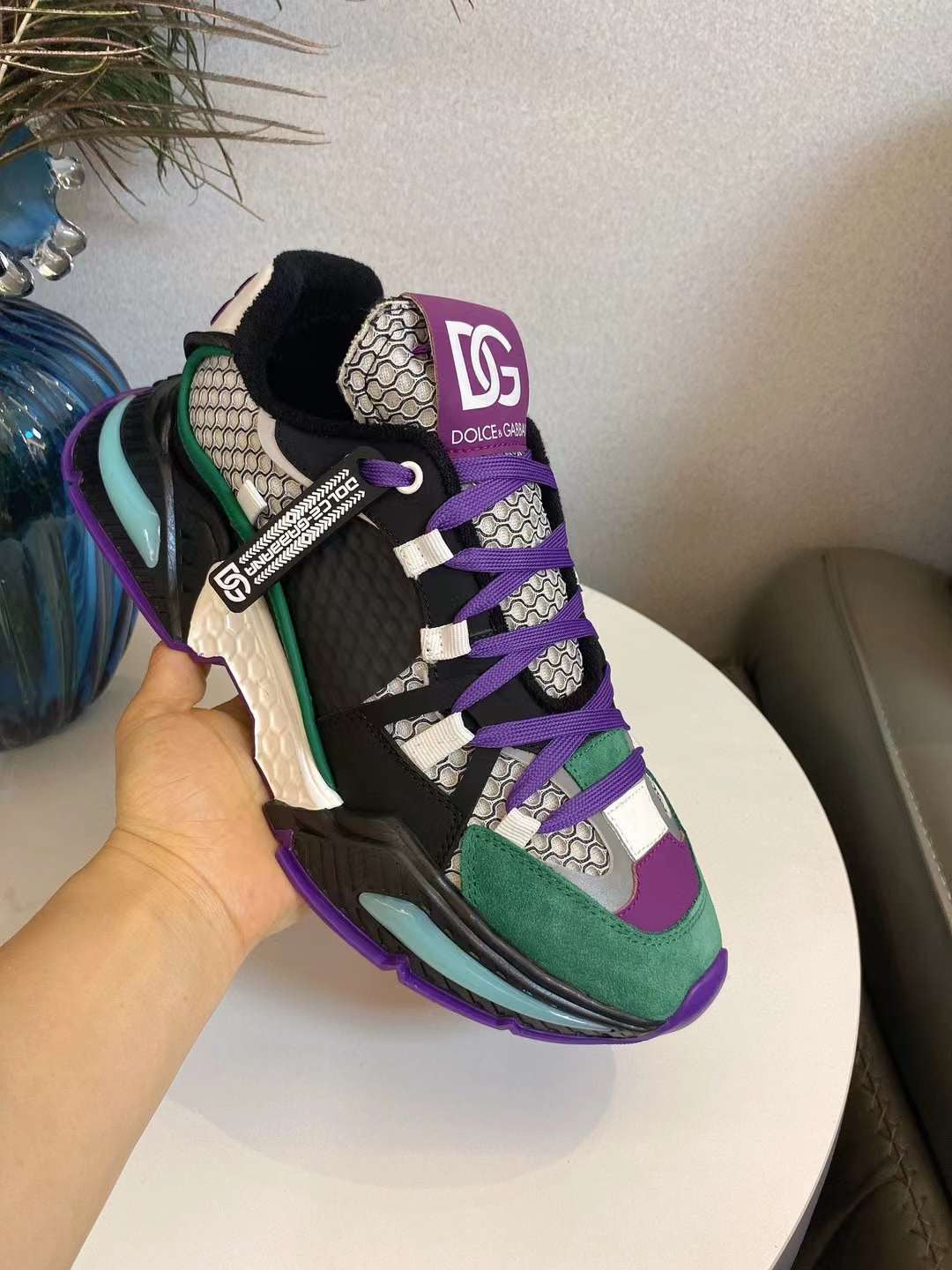 DG purple green sneakers