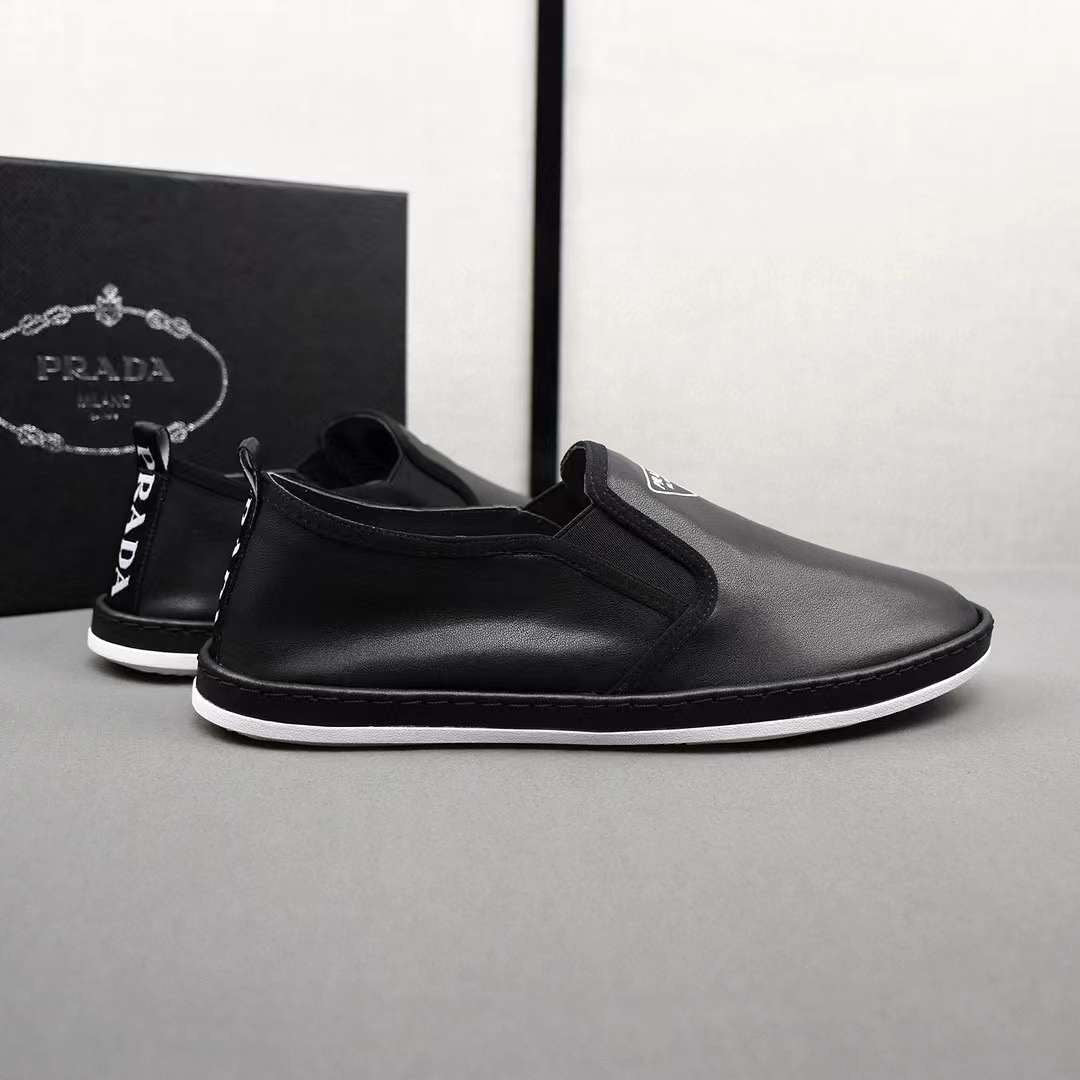 Prada light leather shoes