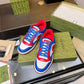 Gucci red blue sneakers