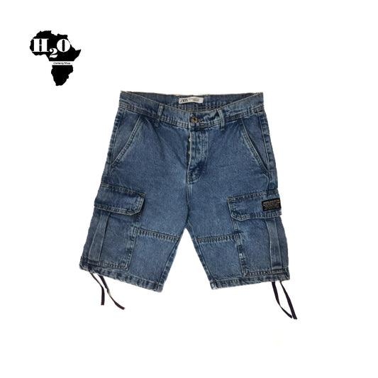 Cargo jeans shorts