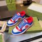 Gucci red blue sneakers