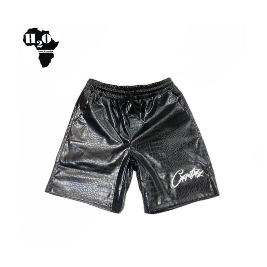 Corteiz Leather swimming shorts