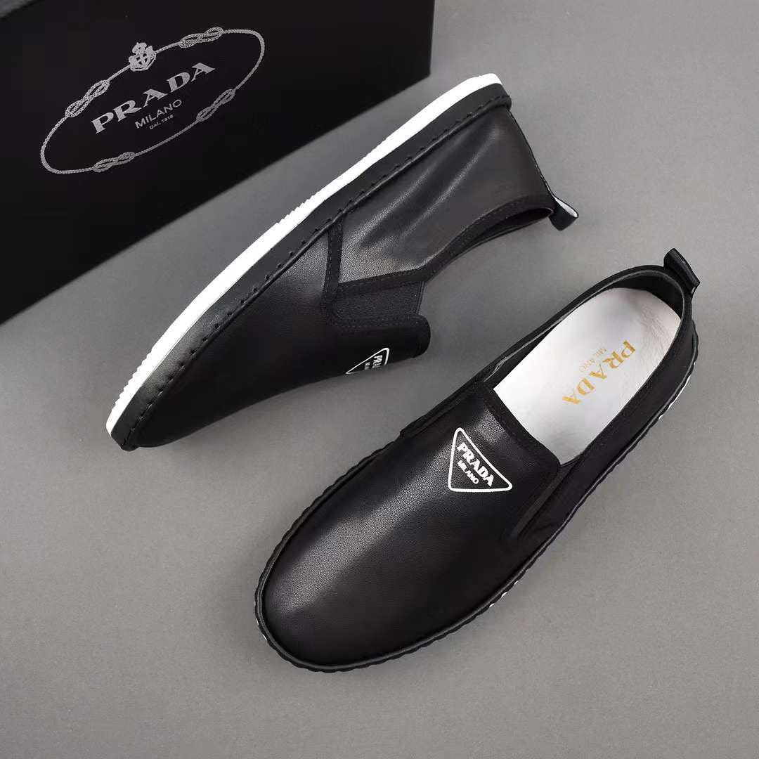 Prada light leather shoes