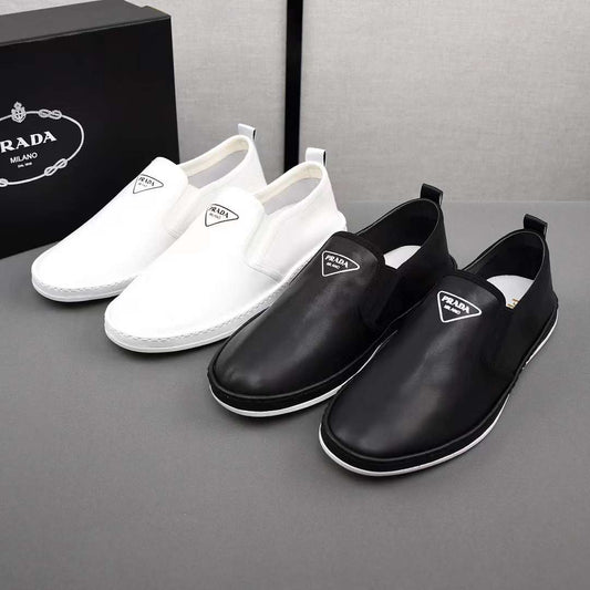 Prada light leather shoes