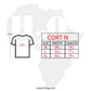 Corteiz wh print T-shirt