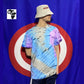 تي شيرت قطني كبير الحجم مصنوع يدويًا من Real Tie-Dye
