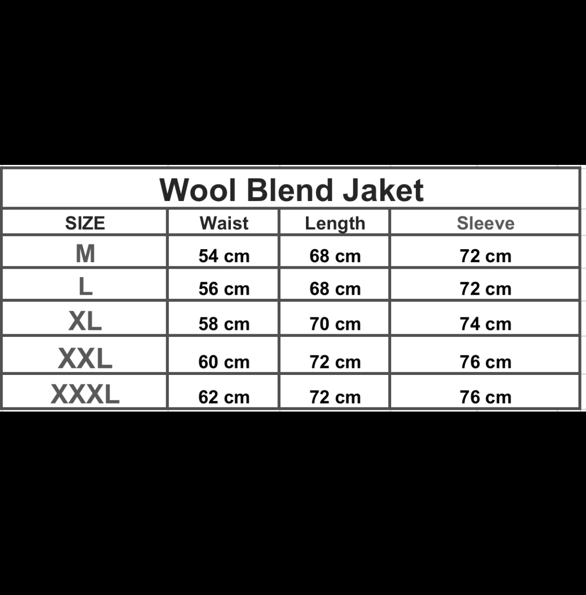 Wool blend PP ( Ghost ) Jacket